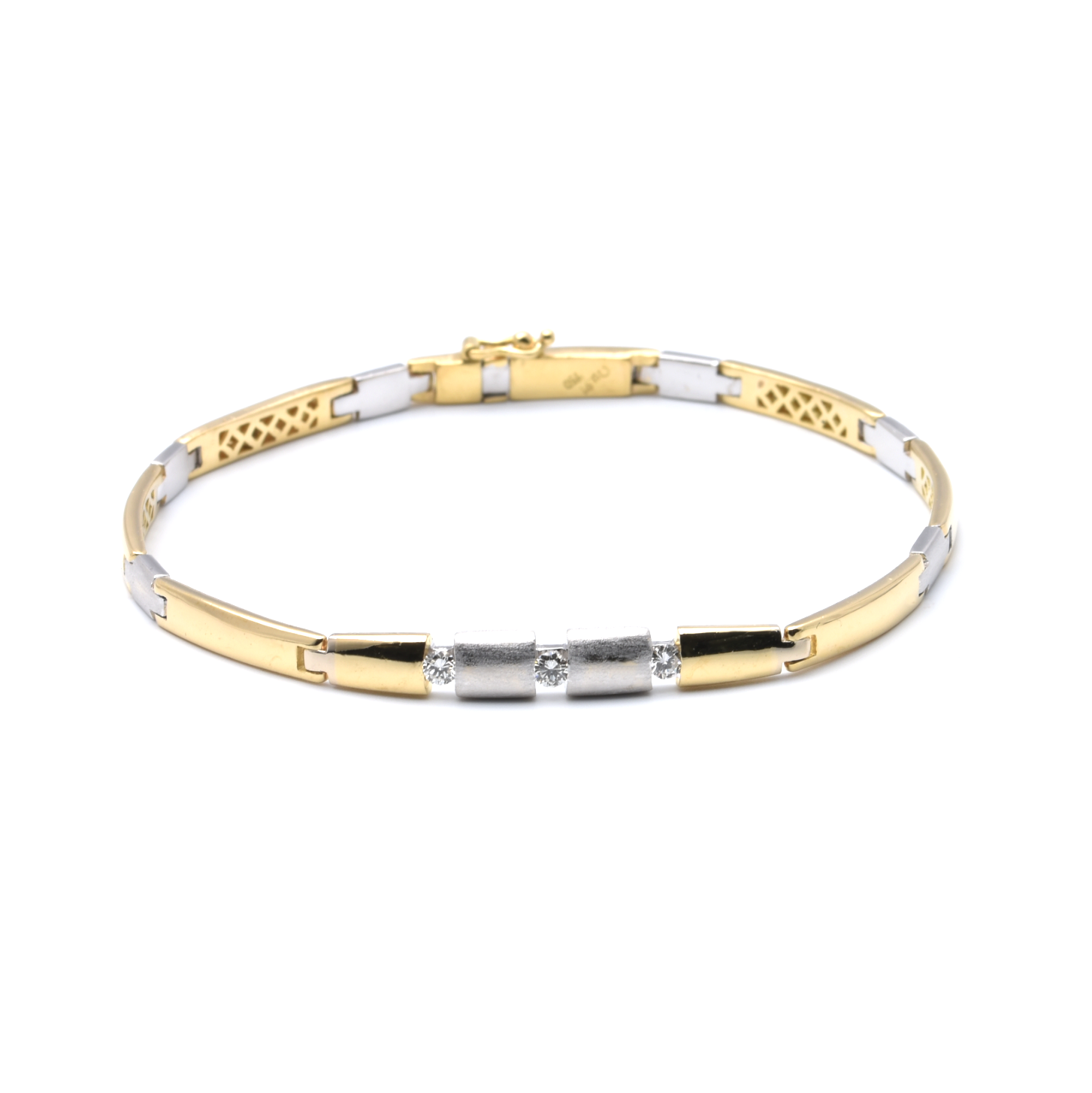 Armband | 750/000 Gold | Bicolor | Brillanten