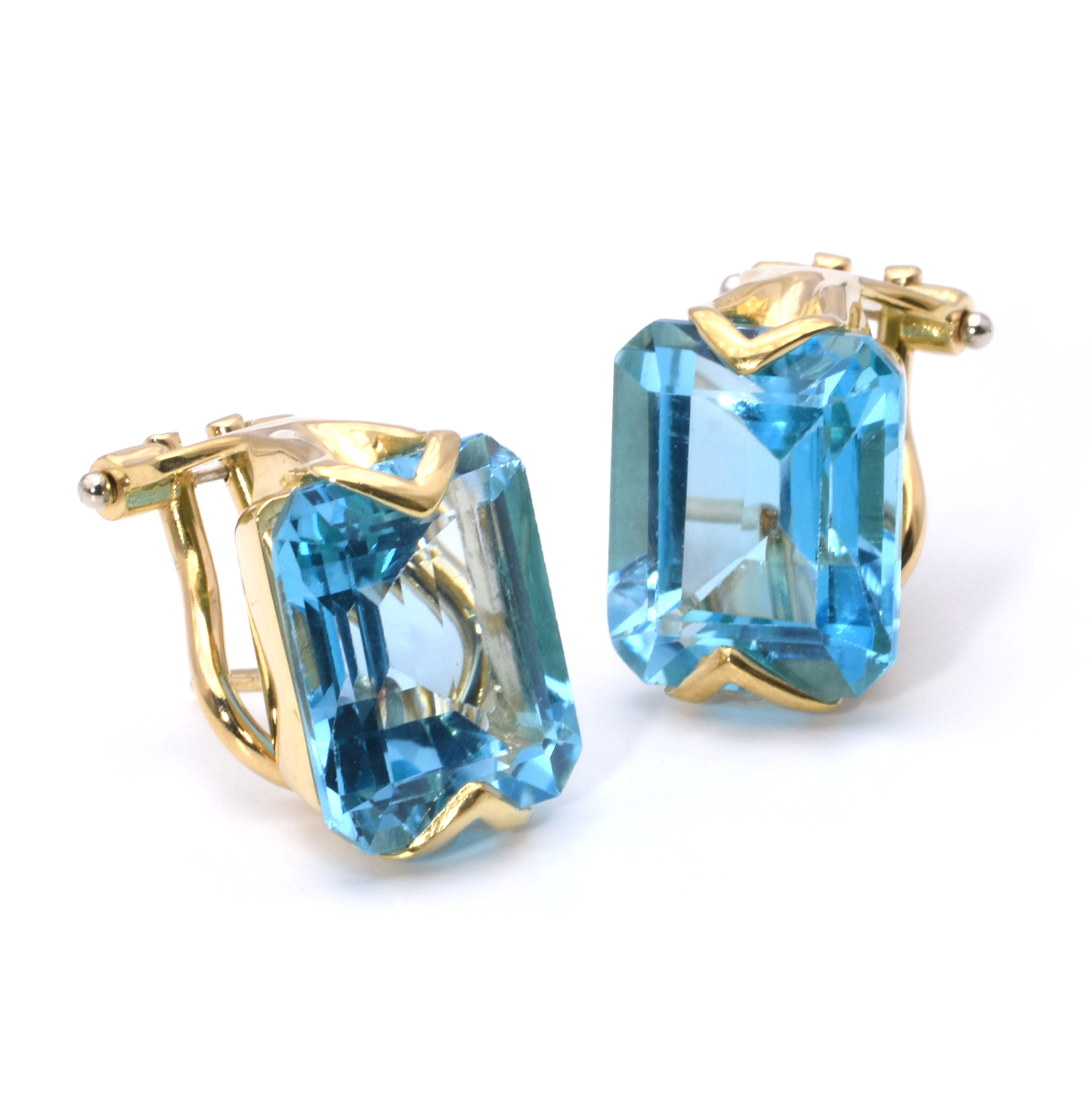 Aquamarin Ohrstecker