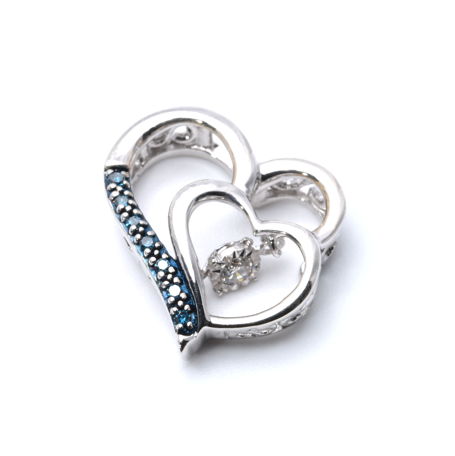 Anhänger | 925/000 Silber | Brillanten | Herz