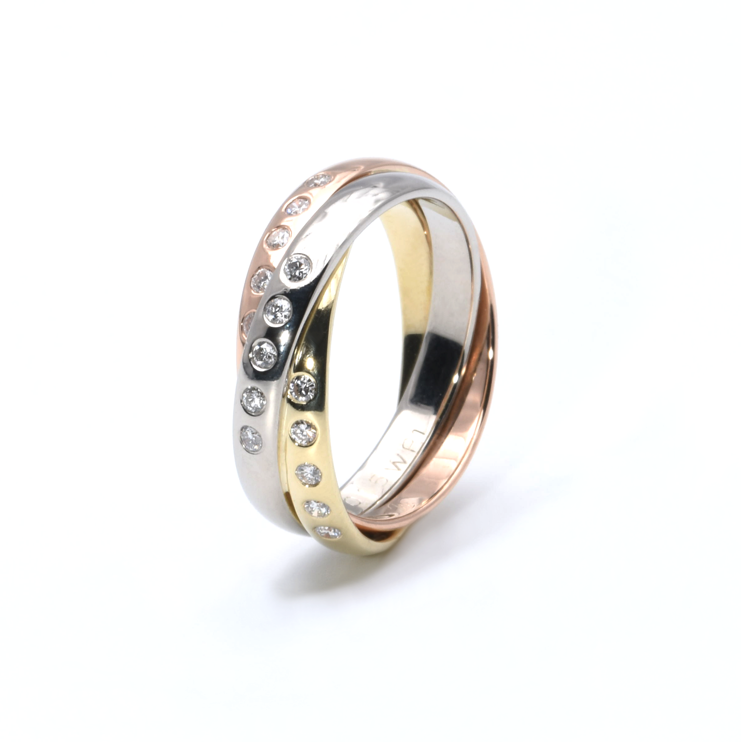 Brillant Dreifach Ring