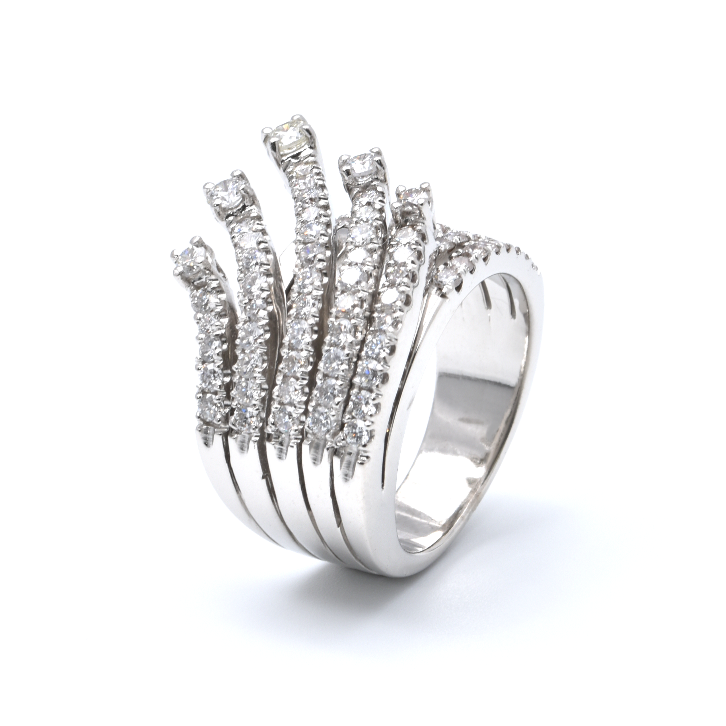 Ring | 750/000 Weißgold | Brillanten