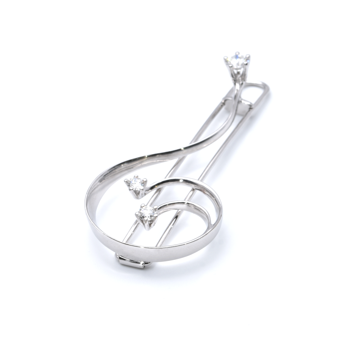 Anhänger | 750/000 Weißgold | Brillanten