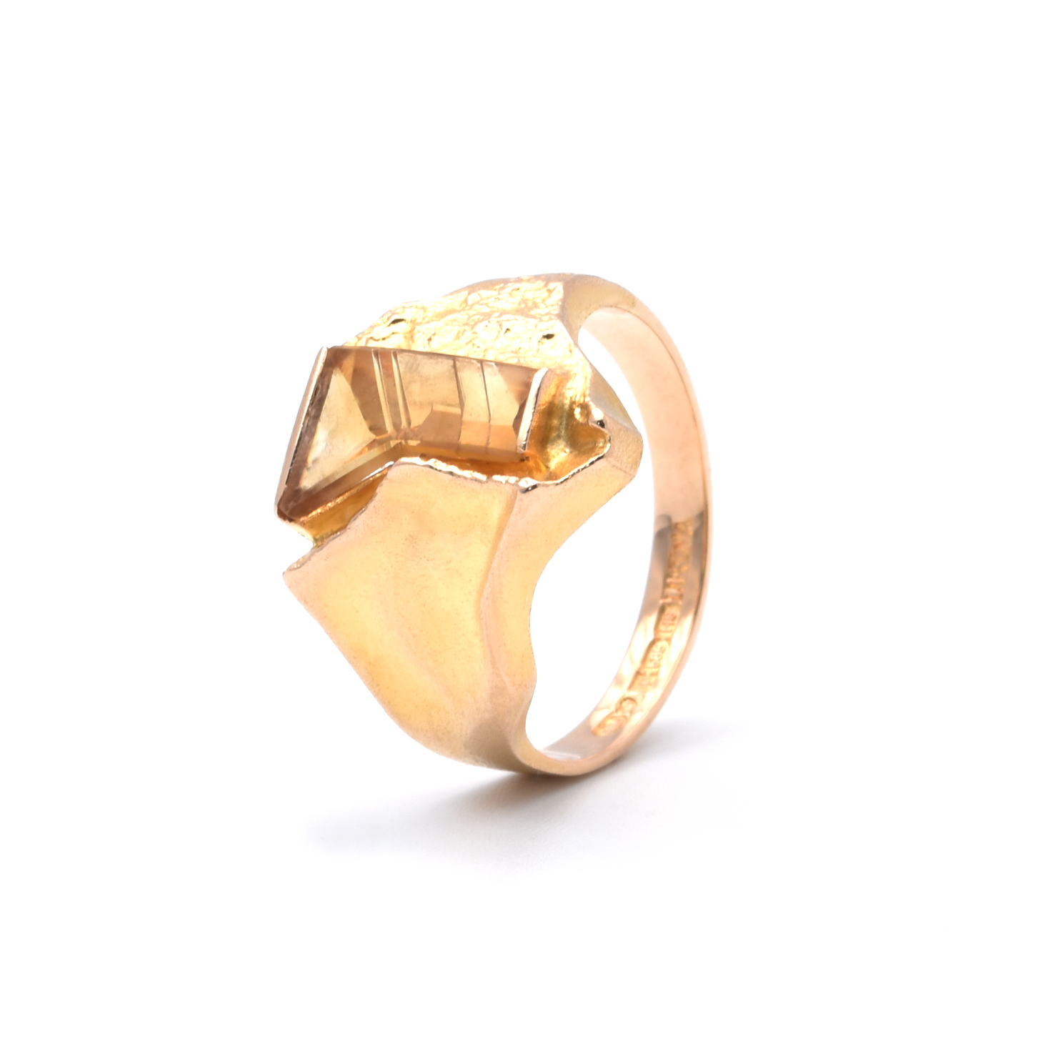 Ring | 585/000 Gelbgold | Lapponia | Citrin