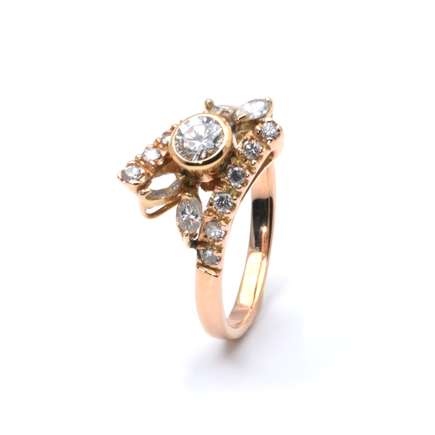 Ring | 585/000 Gelbgold | Diamanten | Brillanten