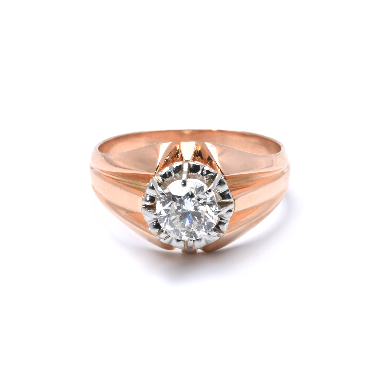 Ring | 750/000 Rosegold | Brillant | Solitär