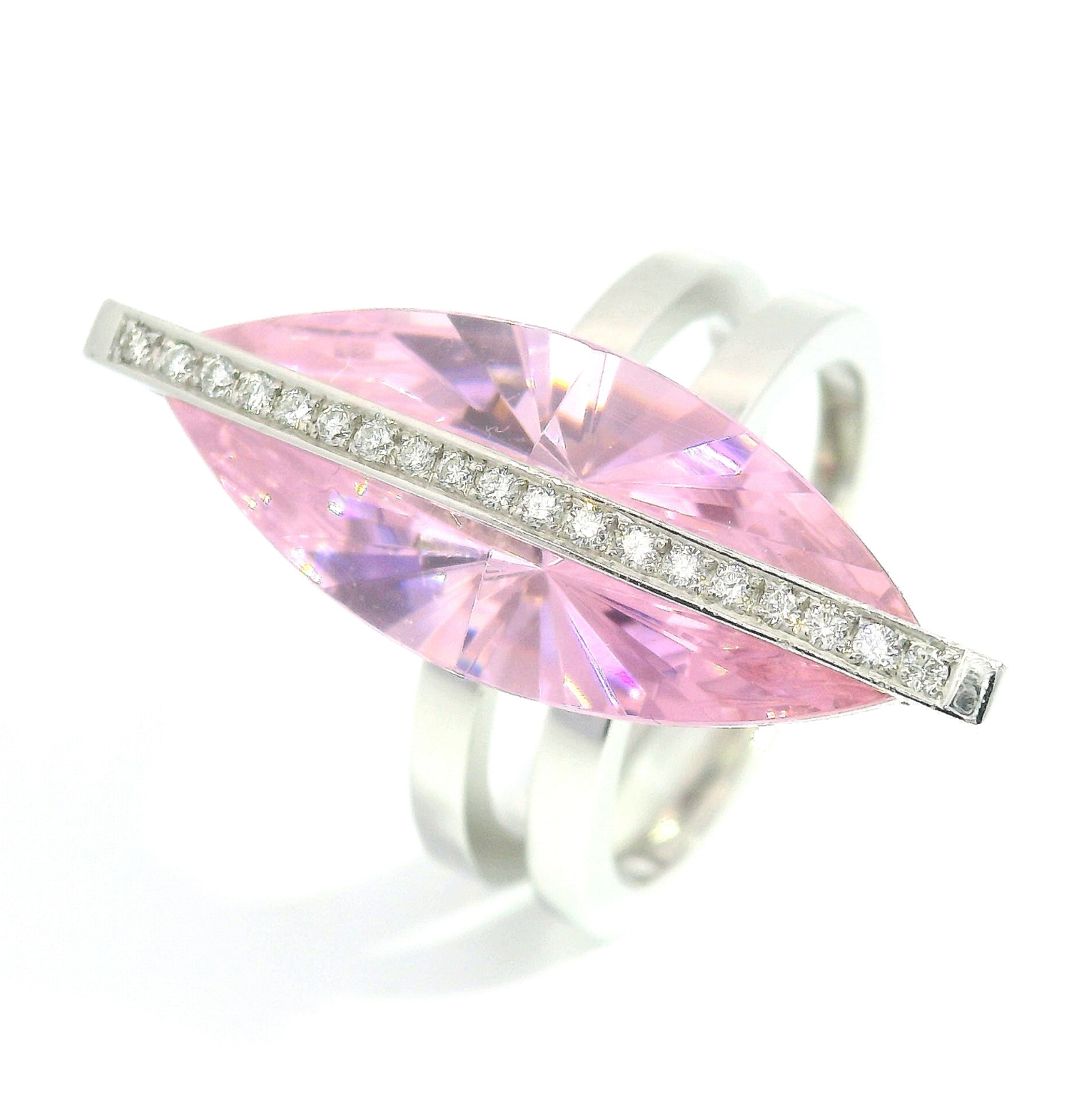 Bunz Brillant Saphir Platin Ring