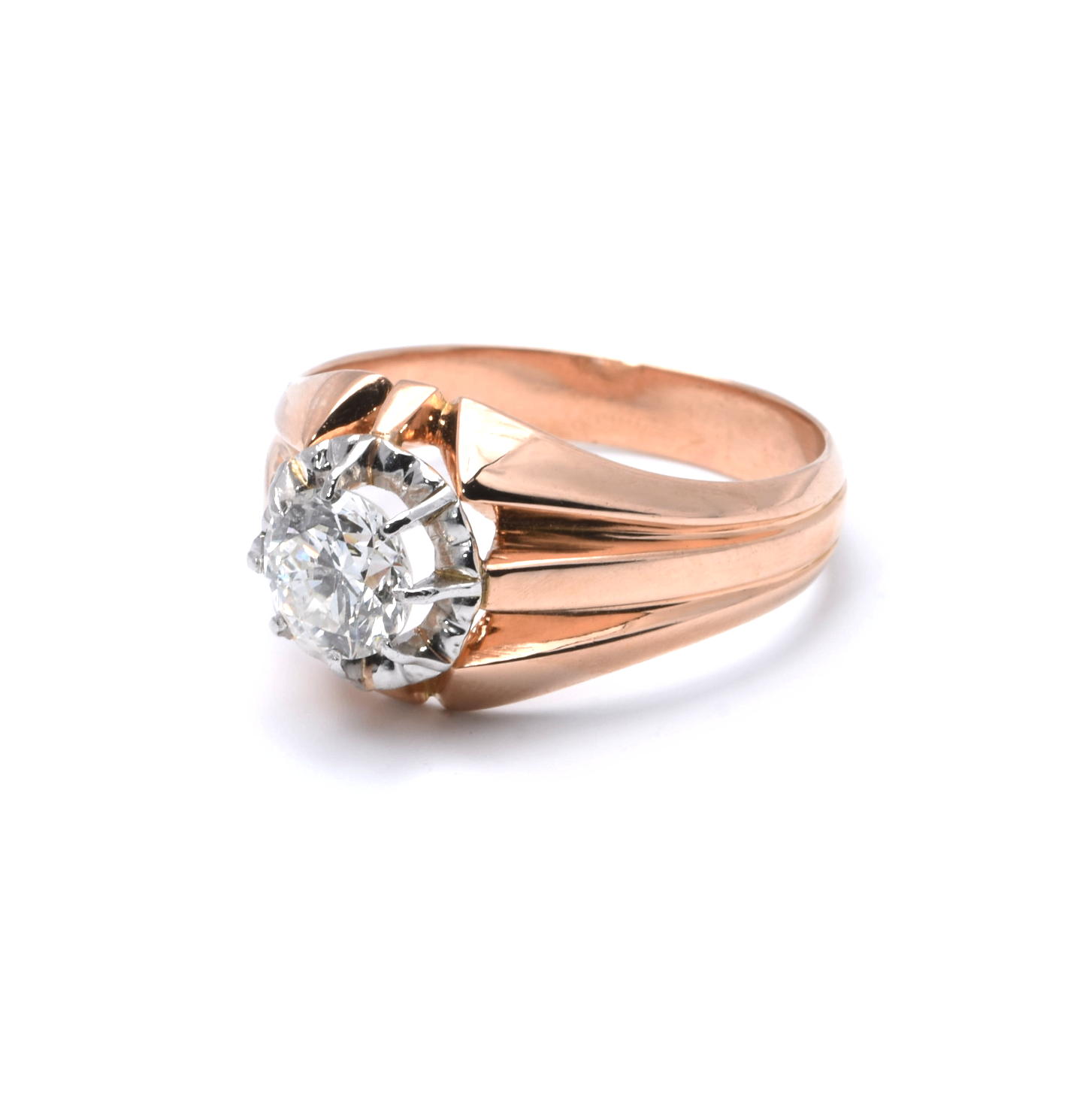 Ring | 750/000 Rosegold | Brillant | Solitär