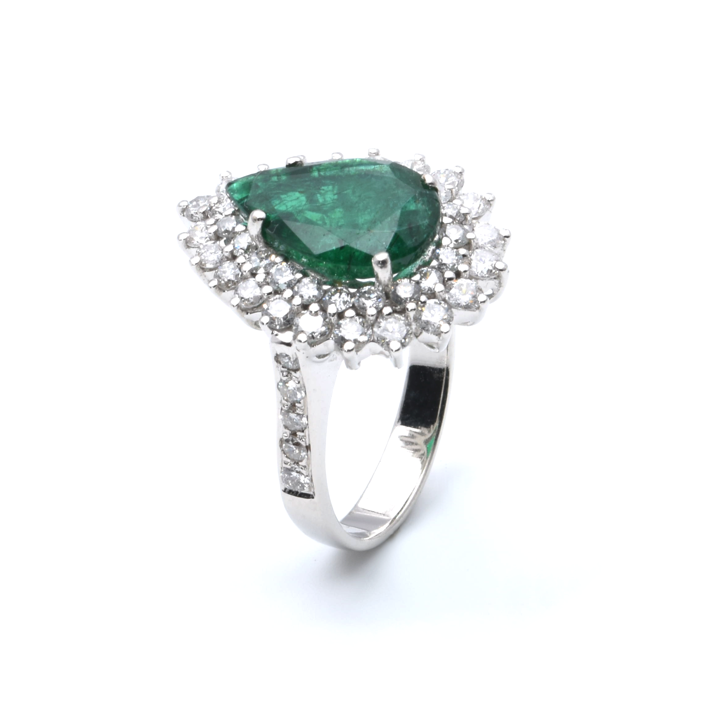 Brillant Smaragd Ring