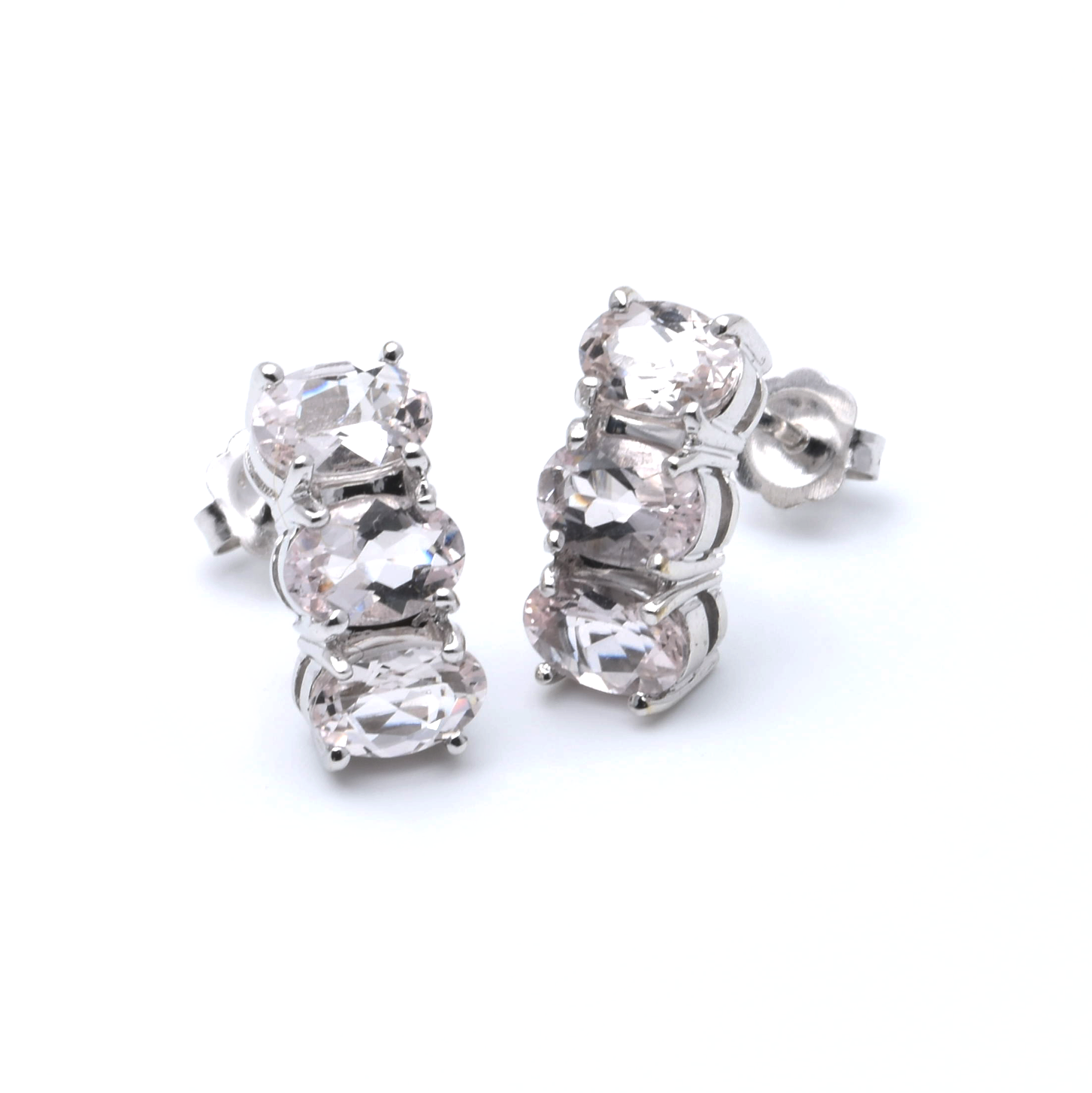 Ohrstecker | 585/000 Weißgold | Zirkonia