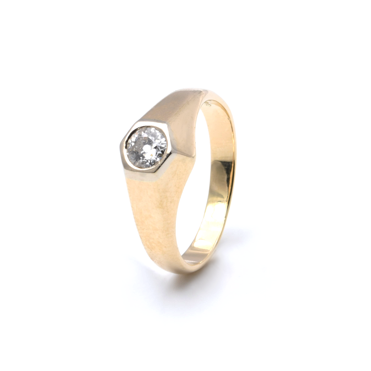 Ring | 585/000 Gelbgold | Diamant | Solitär