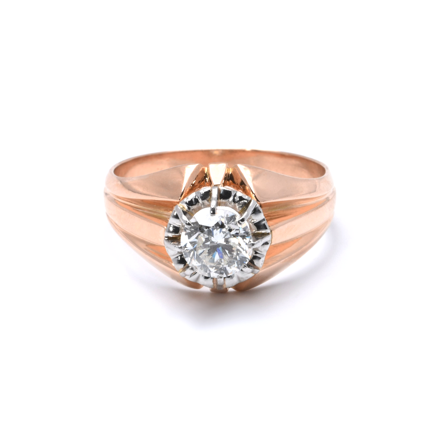 Ring | 750/000 Rosegold | Brillant | Solitär