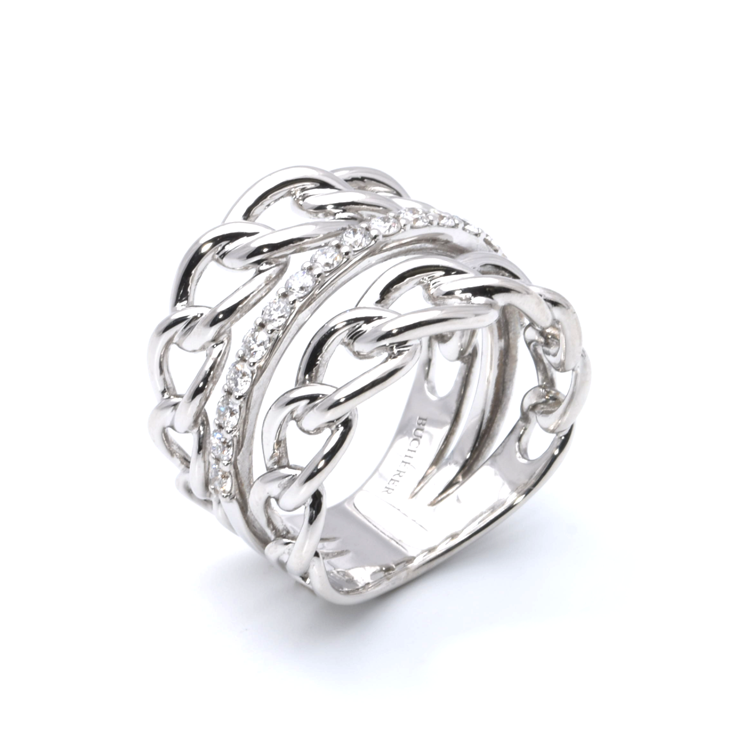 BUCHERER Ring Sparkling Chains