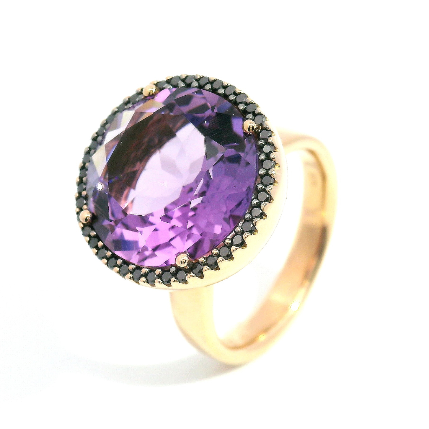 Brillant Amethyst Ring