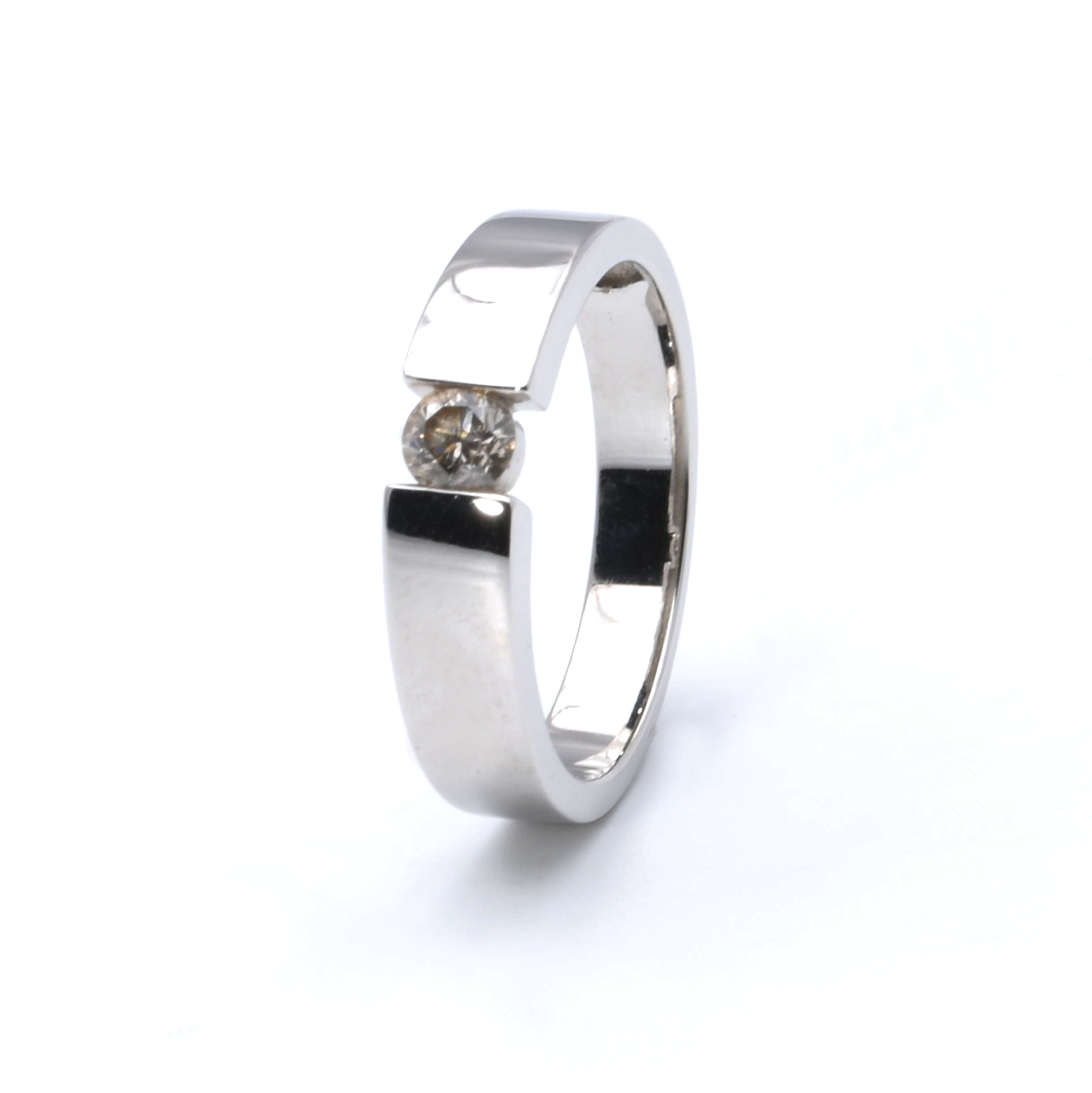 Ring | 585/000 Weißgold | Brillant