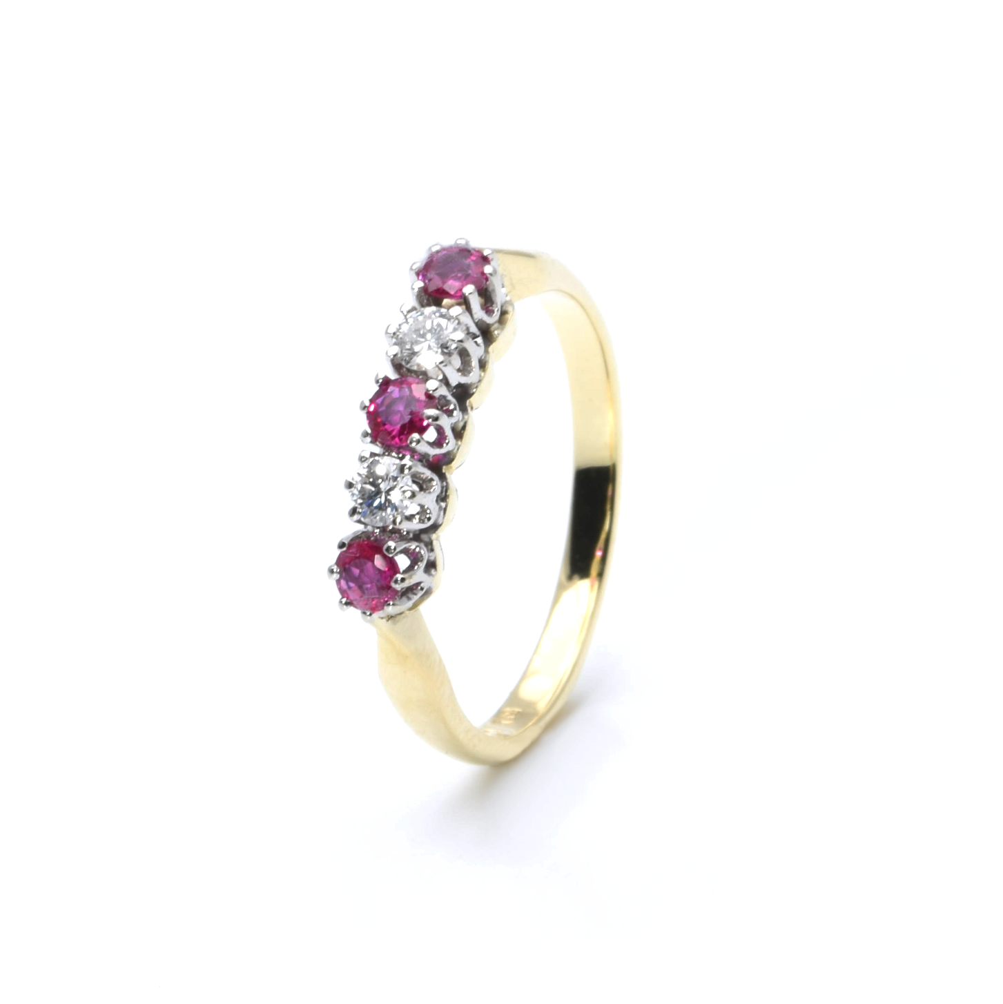 Brillant Rubin Ring