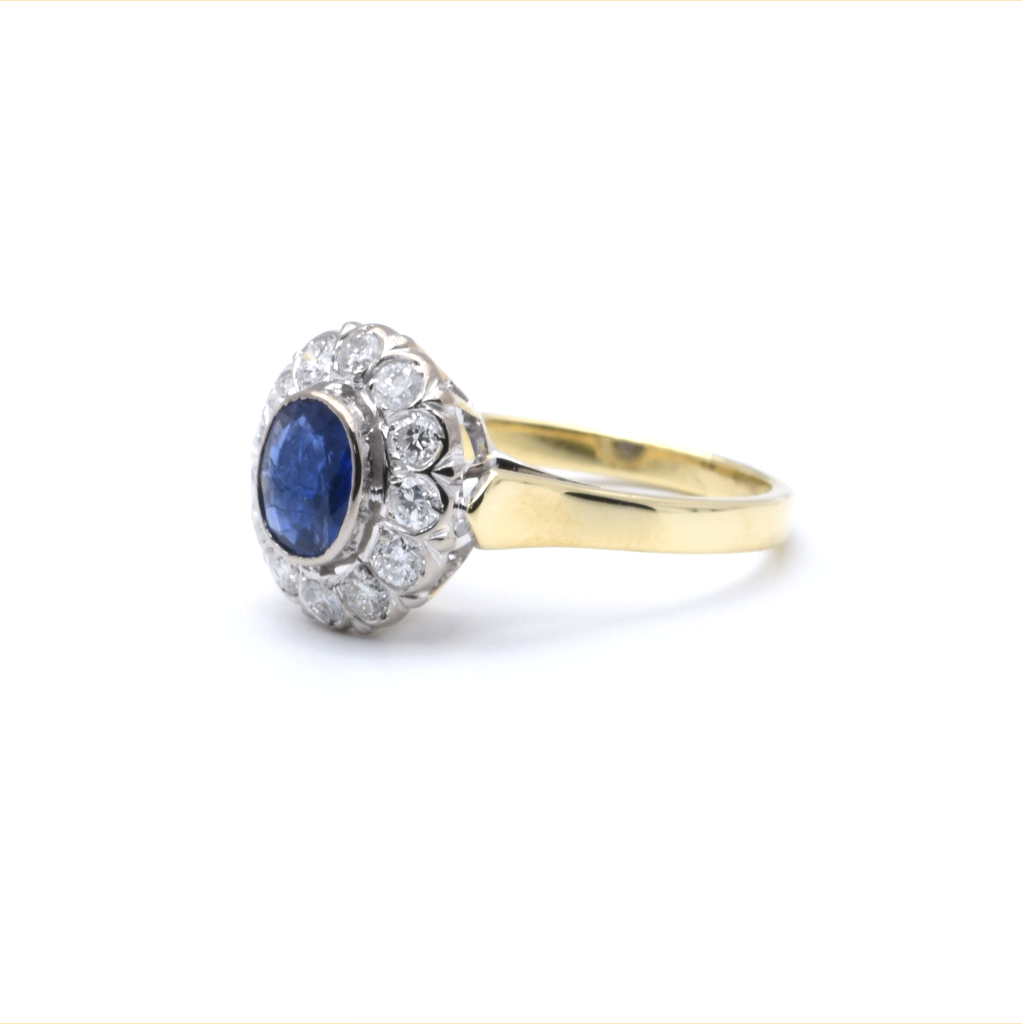 Ring | 585/000 Gold | Bicolor | Spinell | Brillanten
