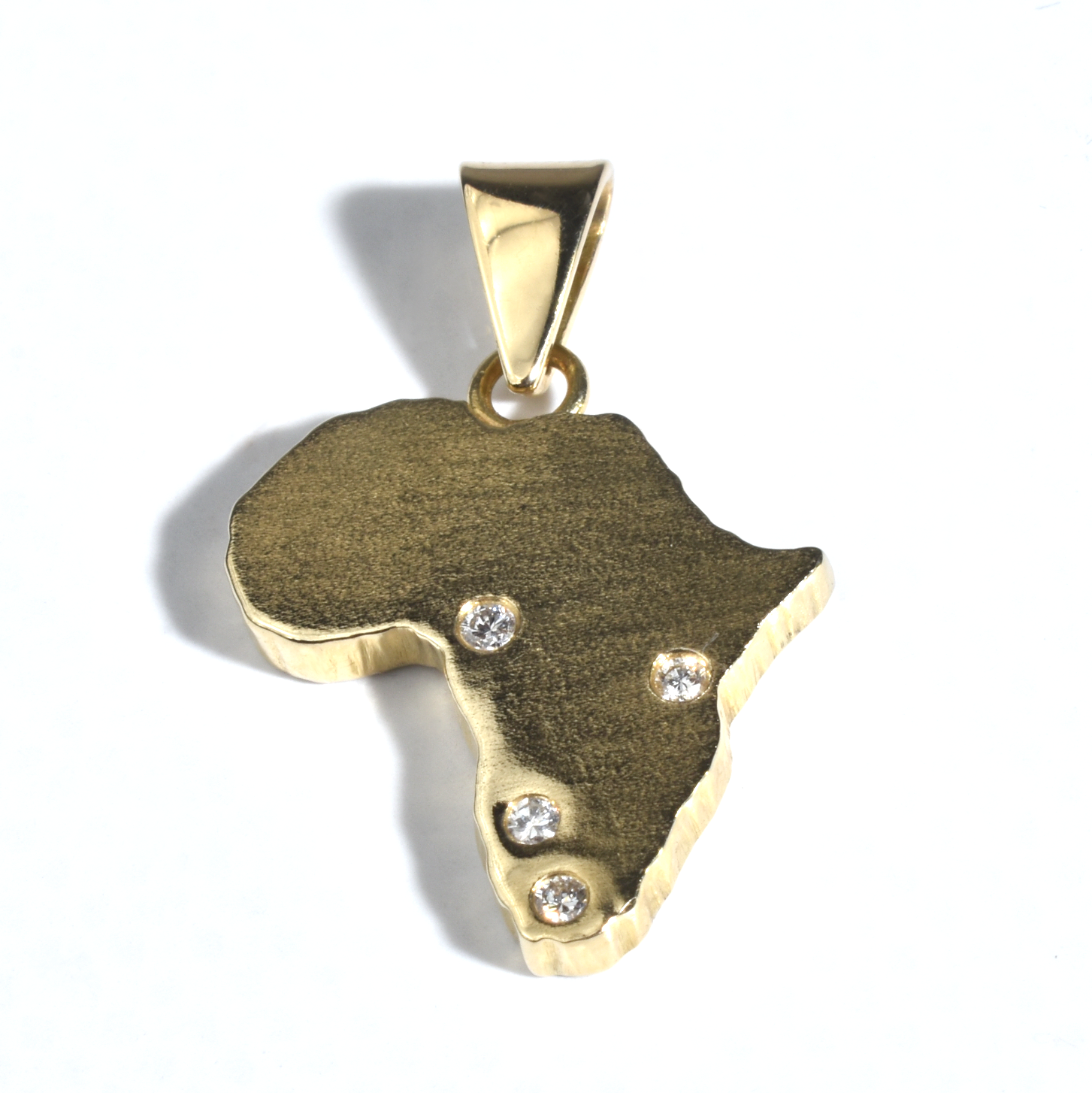 Anhänger | 585/000 Gelbgold | Brillanten | Afrika